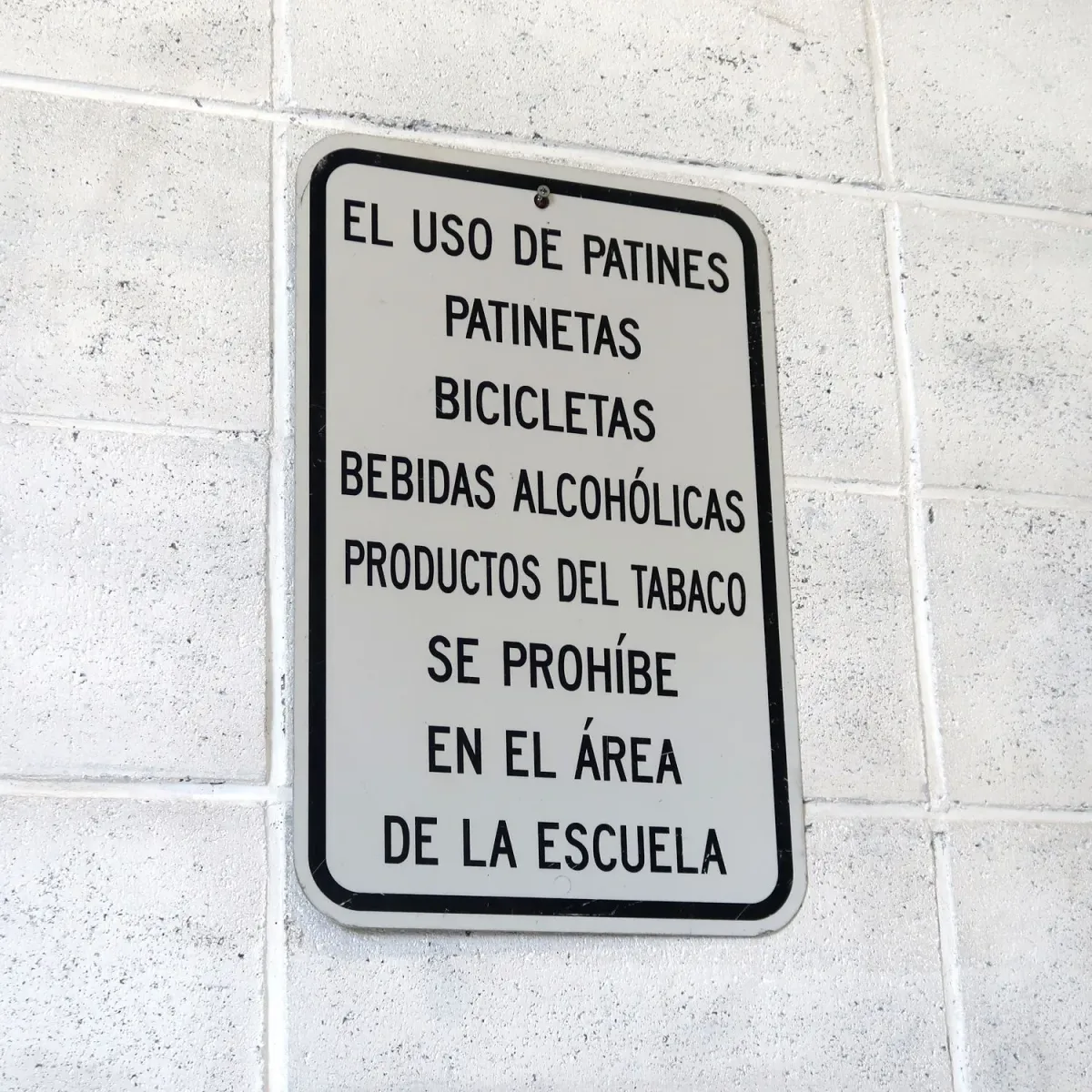 SE PROHIBE メタルサイン