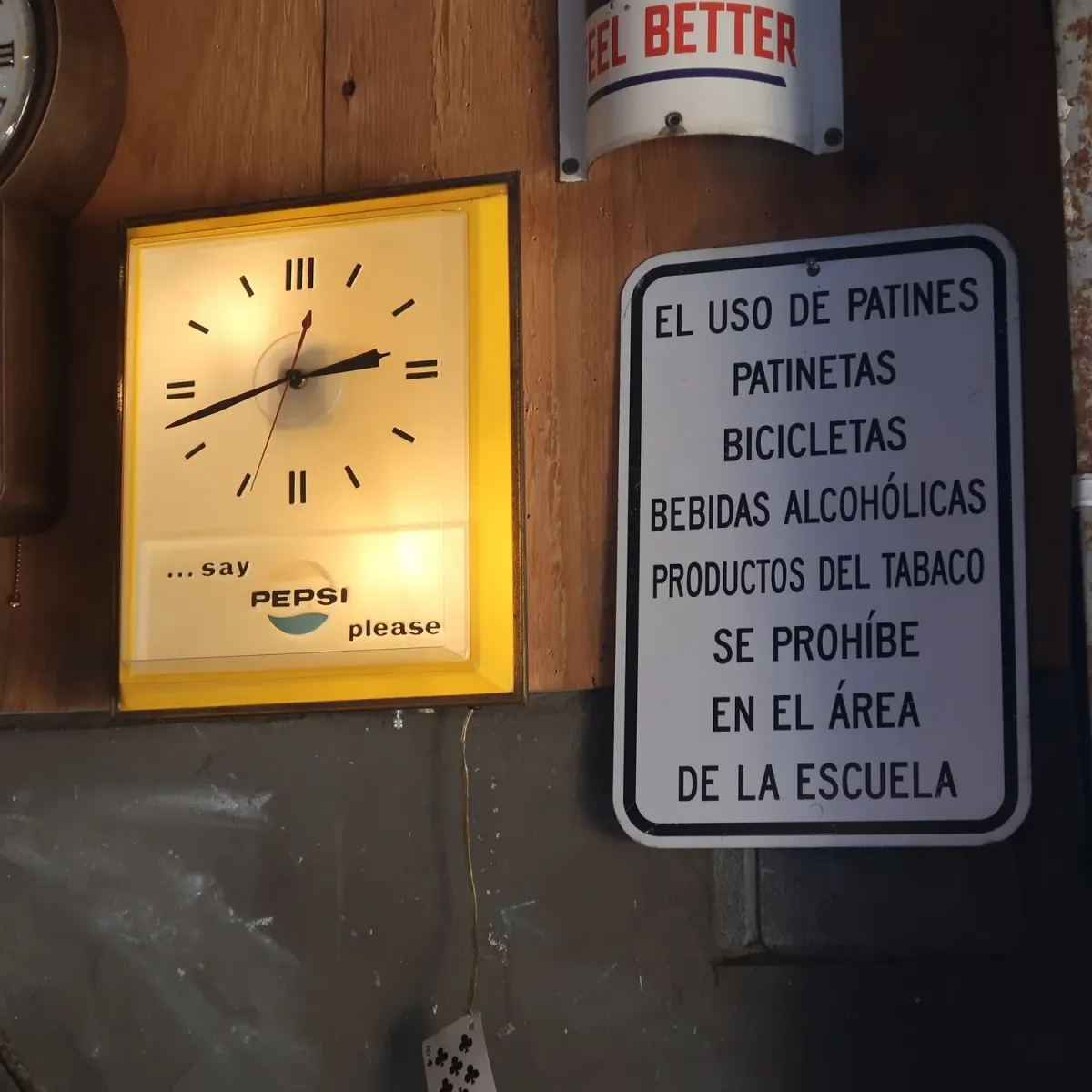 SE PROHIBE メタルサイン