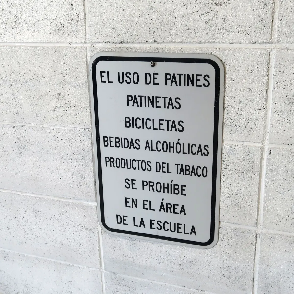 SE PROHIBE メタルサイン