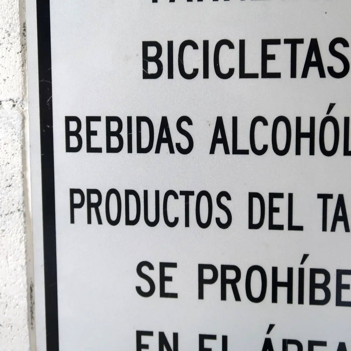 SE PROHIBE メタルサイン