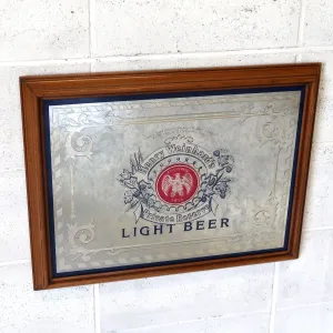 Henry Weinhard's LIGHT BEER ビンテージ パブミラー