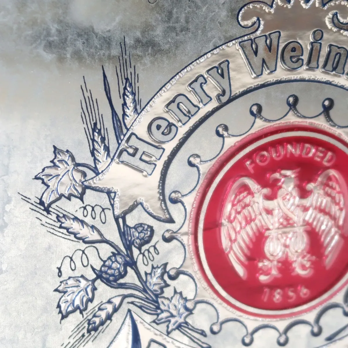 Henry Weinhard's LIGHT BEER ビンテージ パブミラー