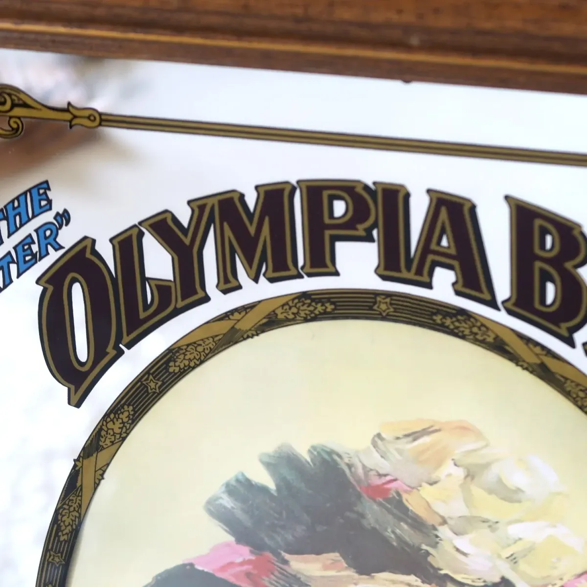 OLYMPIA BEER ビンテージ 大型パブミラー