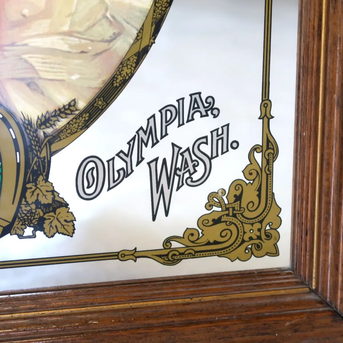 OLYMPIA BEER ビンテージ 大型パブミラー