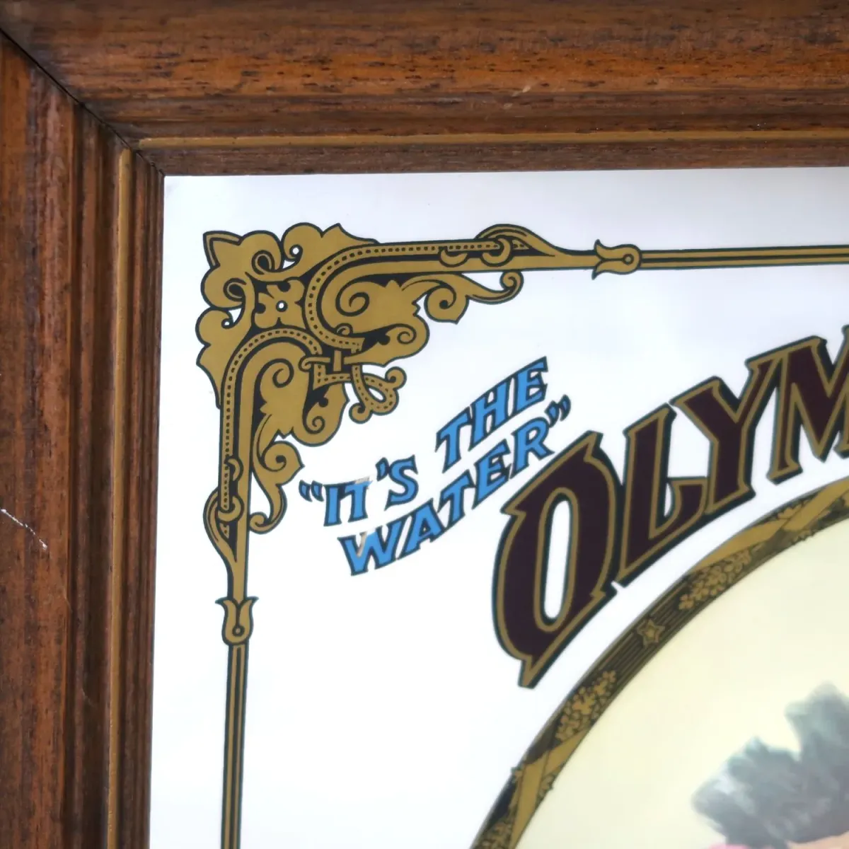 OLYMPIA BEER ビンテージ 大型パブミラー