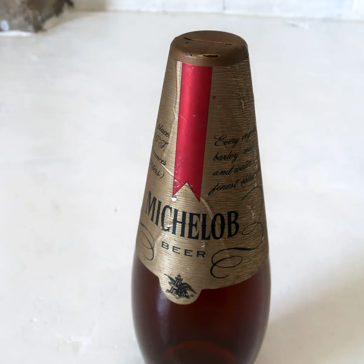 70's MICHELOB ビアボトル型ディスプレイ コインバンク