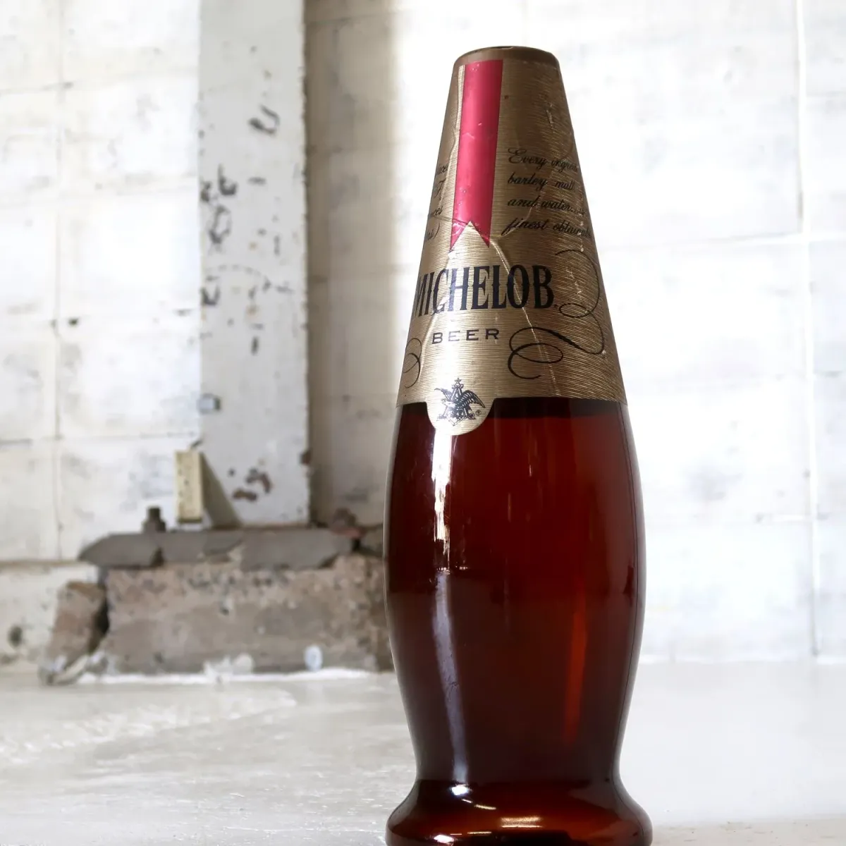 70's MICHELOB ビアボトル型ディスプレイ コインバンク