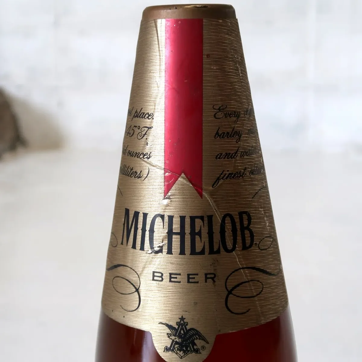 70's MICHELOB ビアボトル型ディスプレイ コインバンク