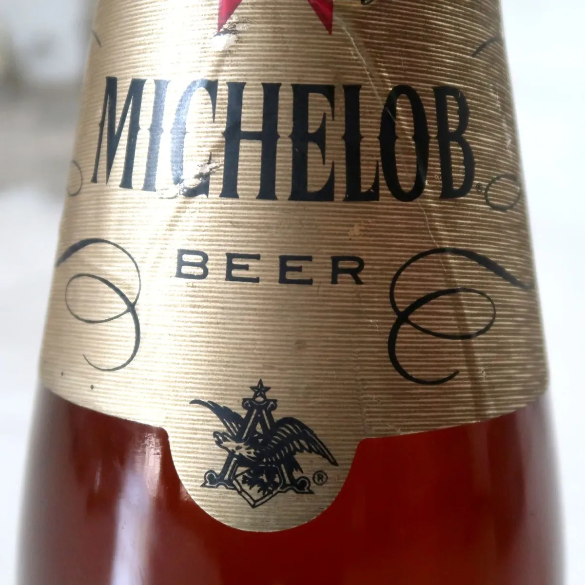 70's MICHELOB ビアボトル型ディスプレイ コインバンク