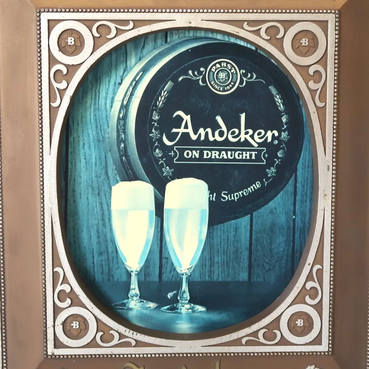 Andeker ビンテージ ライトサイン Pabst
