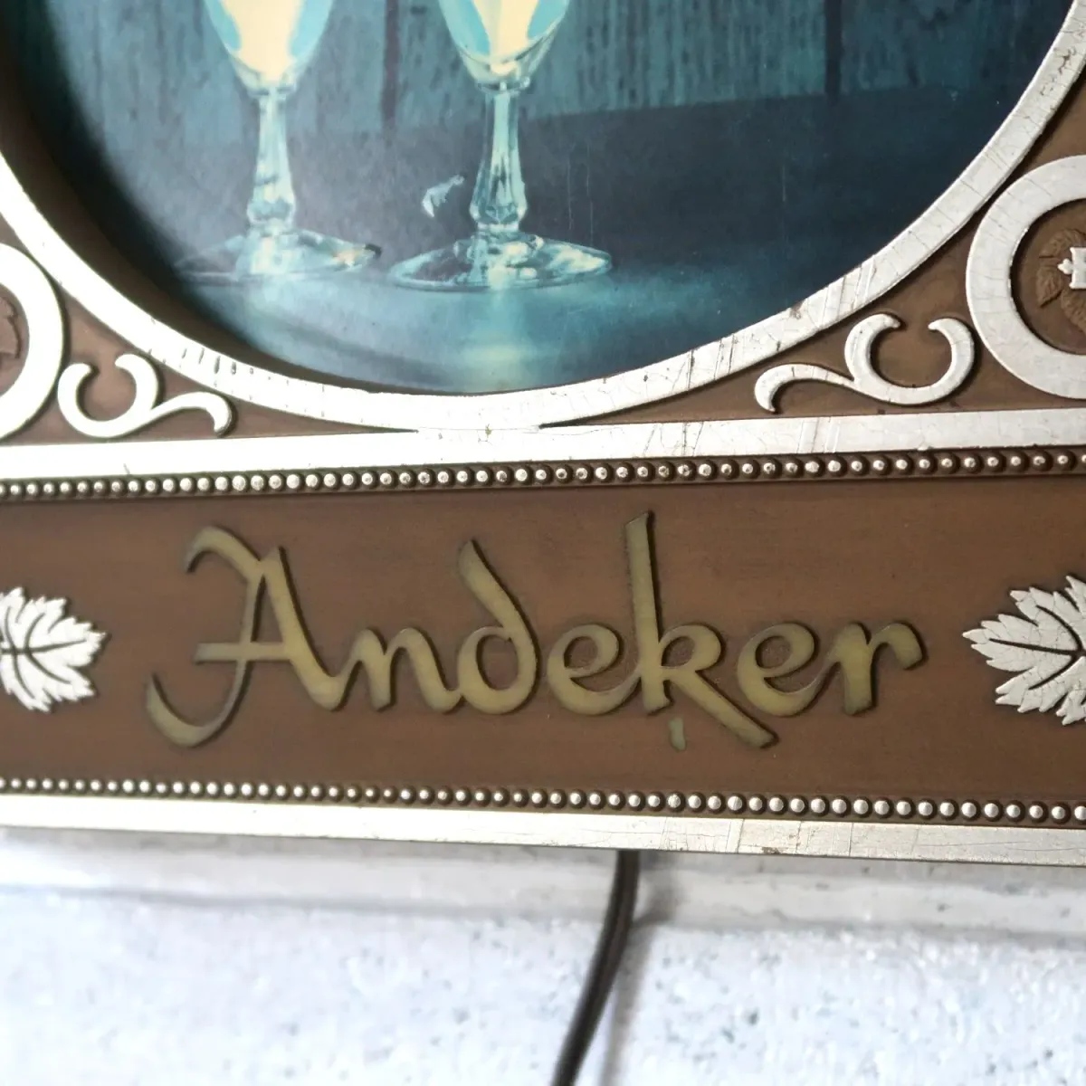 Andeker ビンテージ ライトサイン Pabst