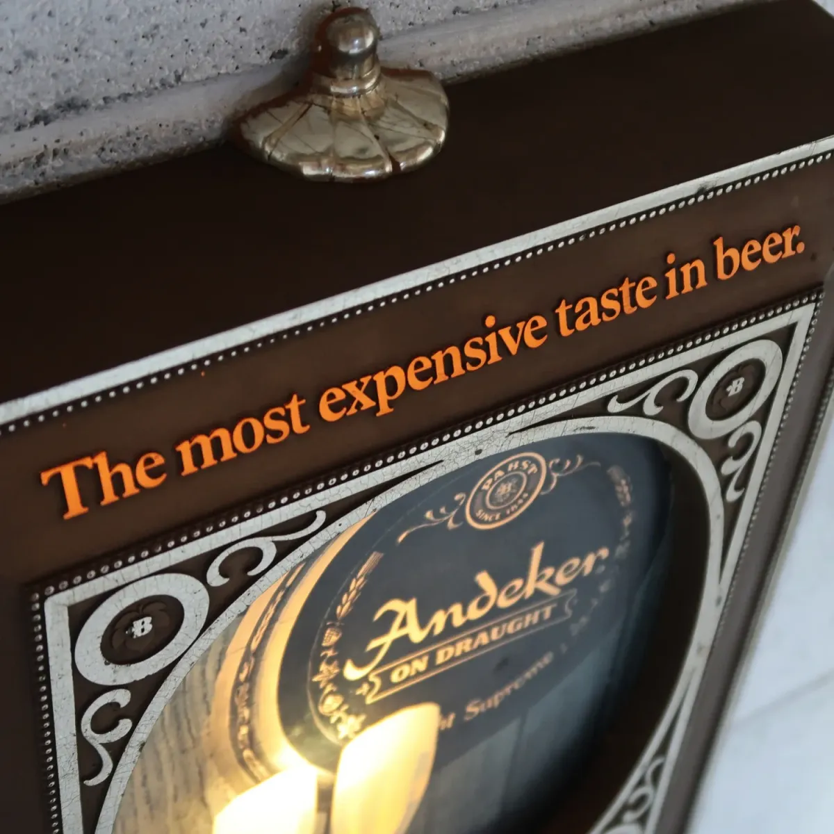 Andeker ビンテージ ライトサイン Pabst