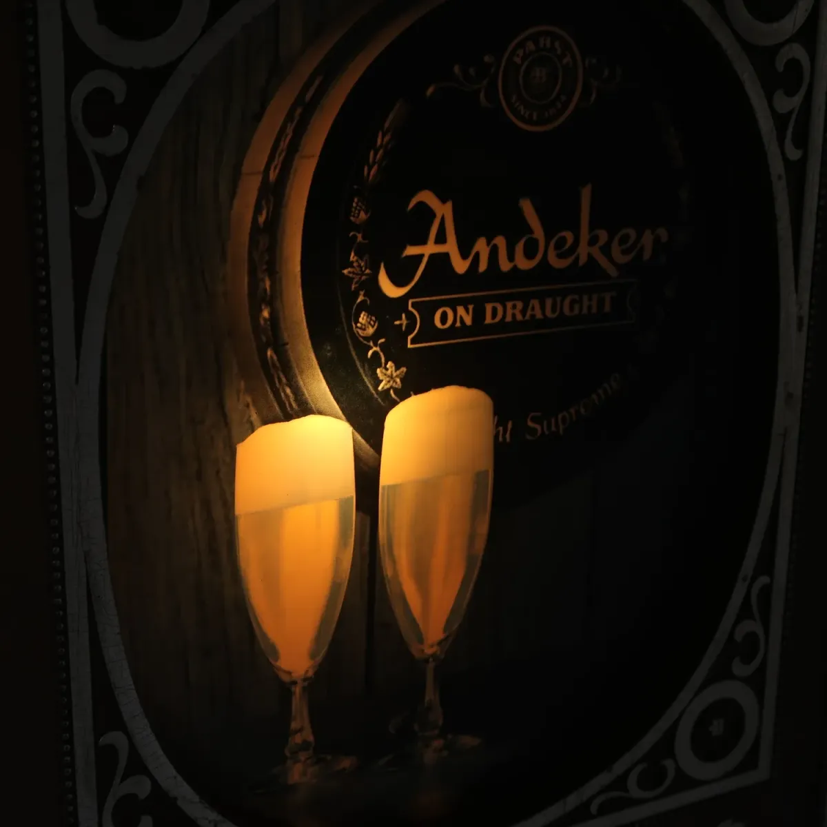 Andeker ビンテージ ライトサイン Pabst