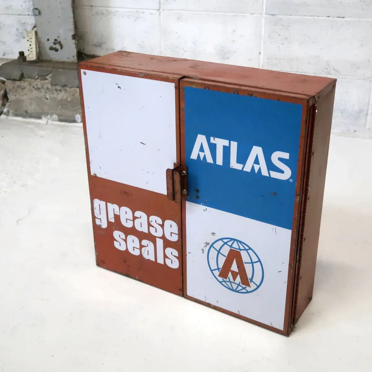 ATLAS ビンテージ パーツキャビネット