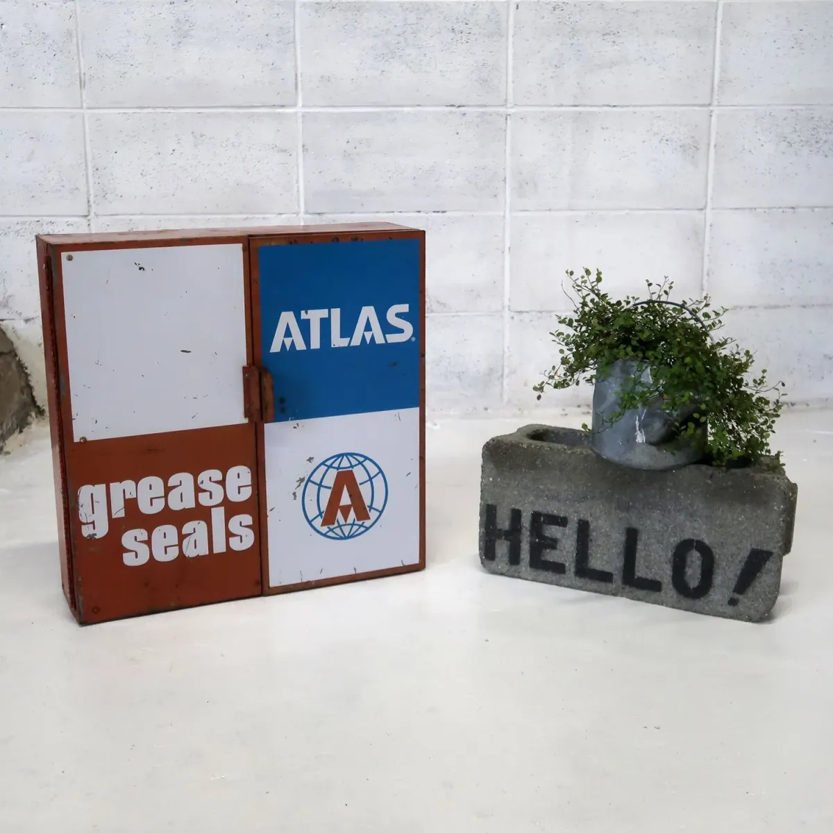 ATLAS ビンテージ パーツキャビネット
