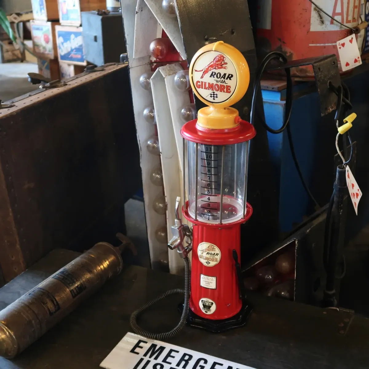 GILMORE GASOLINE ビンテージ ガスポンプオブジェ