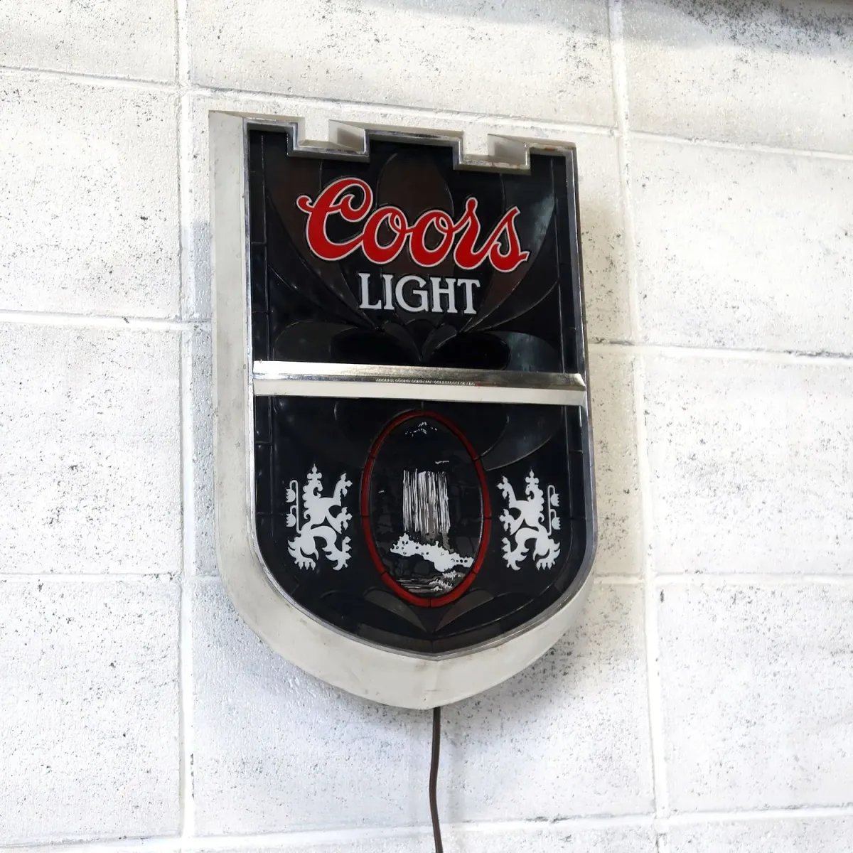 Coors LIGHT ビンテージ ライトサイン