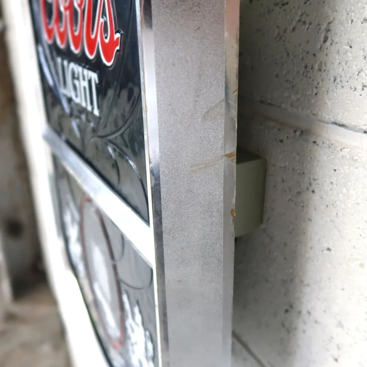 Coors LIGHT ビンテージ ライトサイン