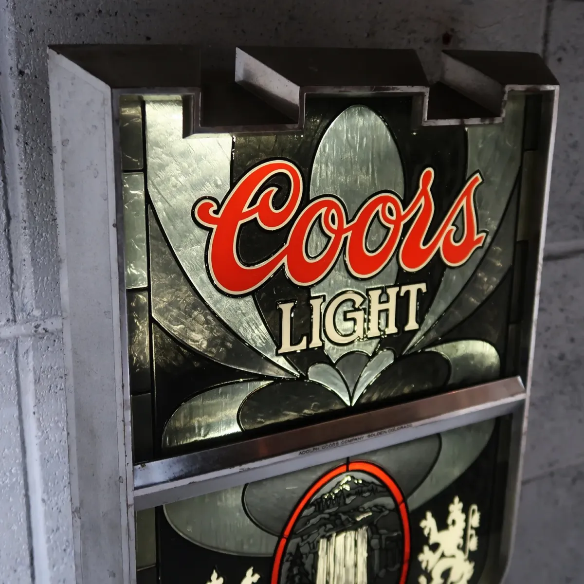 Coors LIGHT ビンテージ ライトサイン