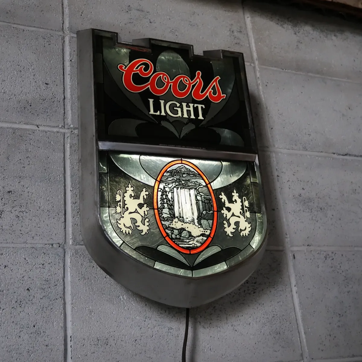 Coors LIGHT ビンテージ ライトサイン