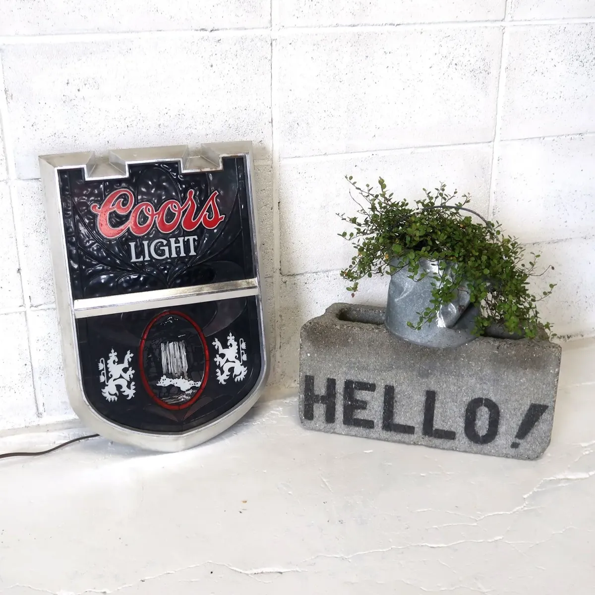 Coors LIGHT ビンテージ ライトサイン