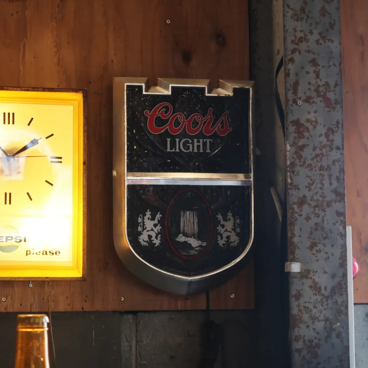 Coors LIGHT ビンテージ ライトサイン
