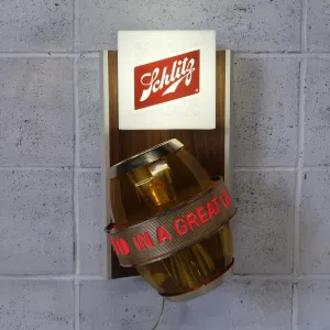 Schlitz ビンテージ モーションライトサイン