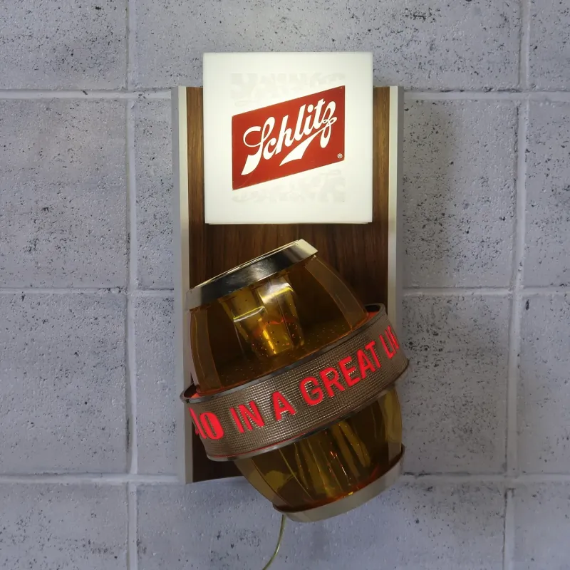 Schlitz ビンテージ モーションライトサイン