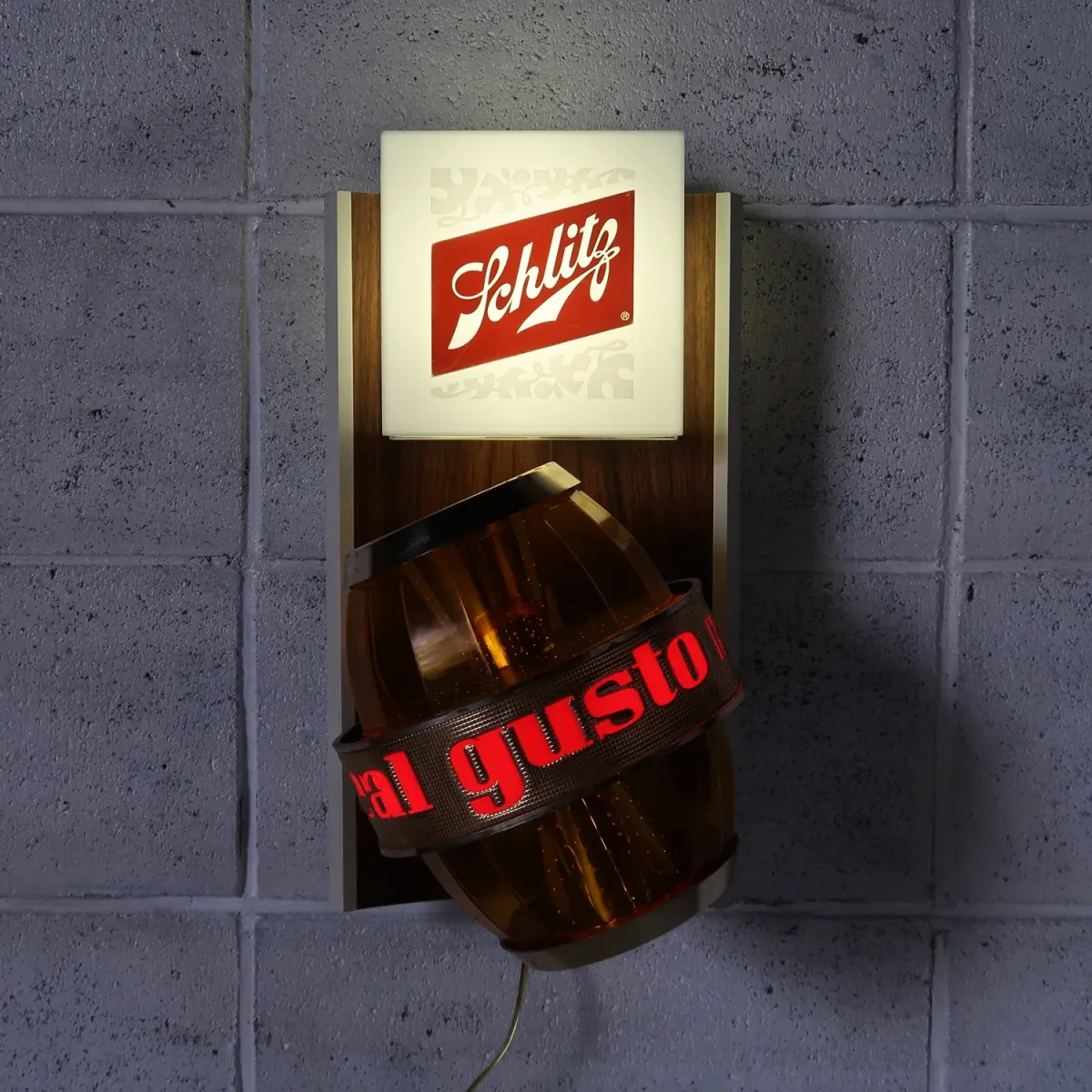 Schlitz ビンテージ モーションライトサイン