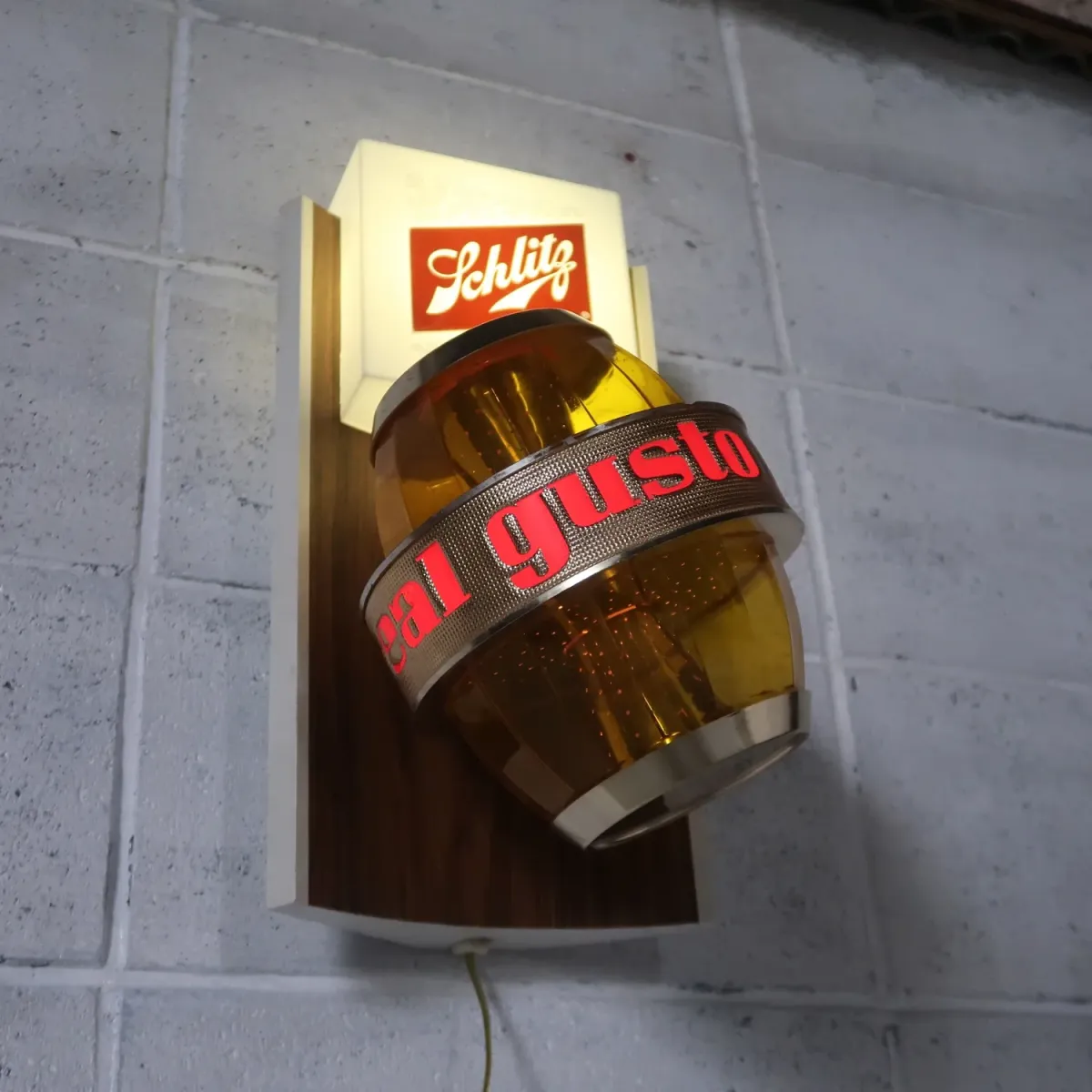 Schlitz ビンテージ モーションライトサイン