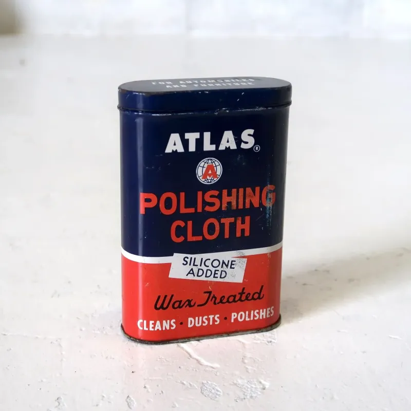 ATLAS ビンテージ ミニメタル缶