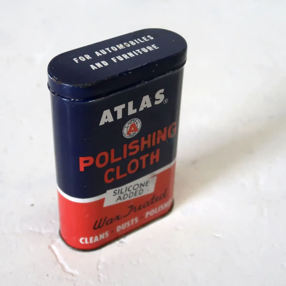 ATLAS ビンテージ ミニメタル缶