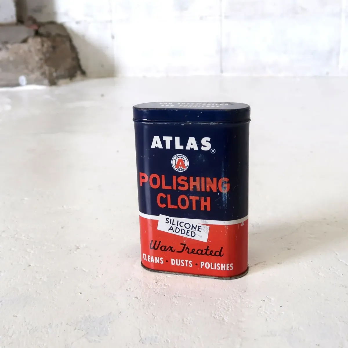 ATLAS ビンテージ ミニメタル缶