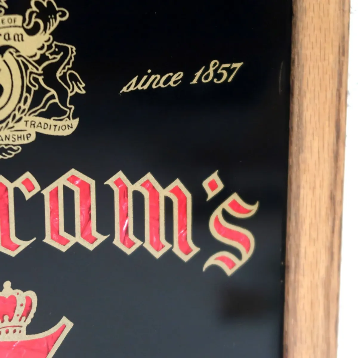 Seagram's ビンテージ パブミラー