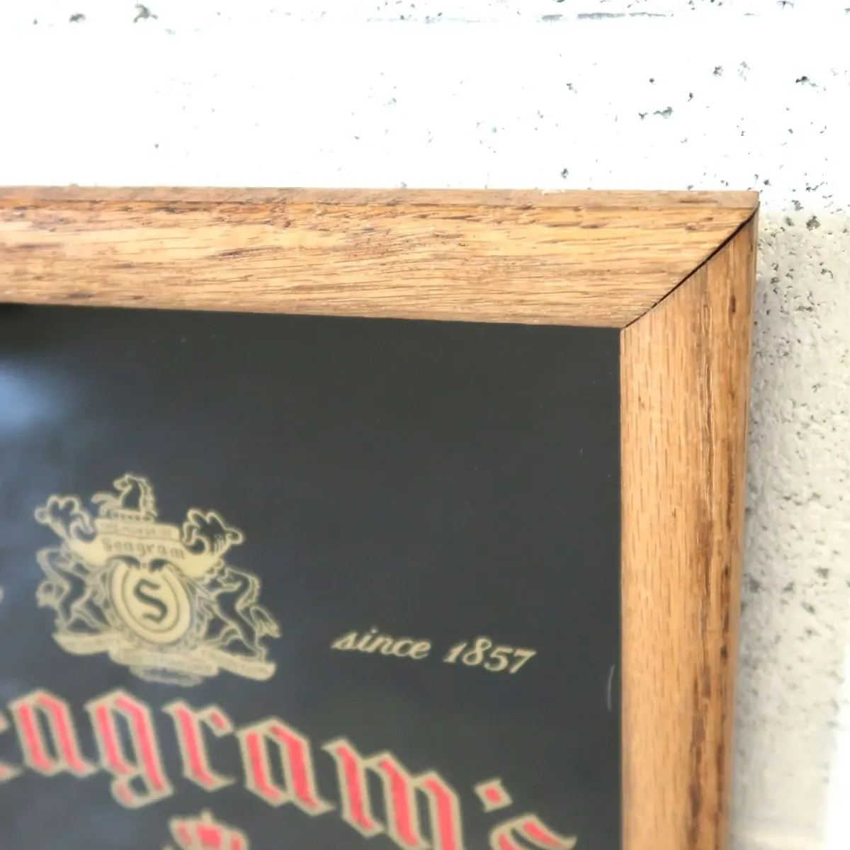 Seagram's ビンテージ パブミラー