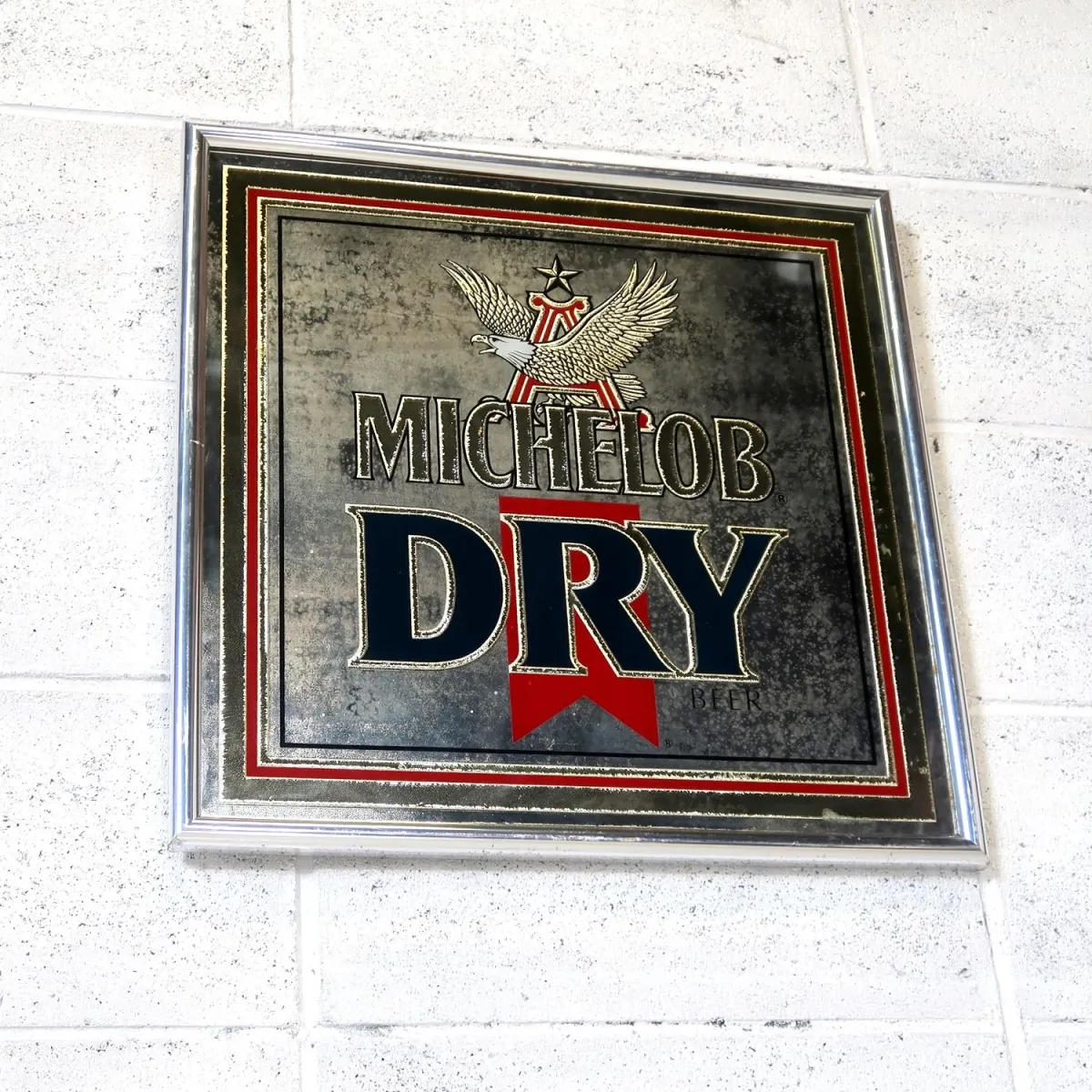 MICHELOB DRY ビンテージ パブミラー
