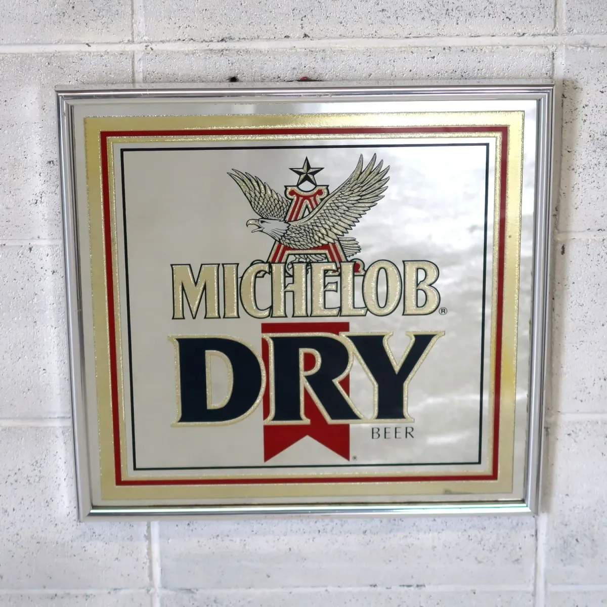 MICHELOB DRY ビンテージ パブミラー