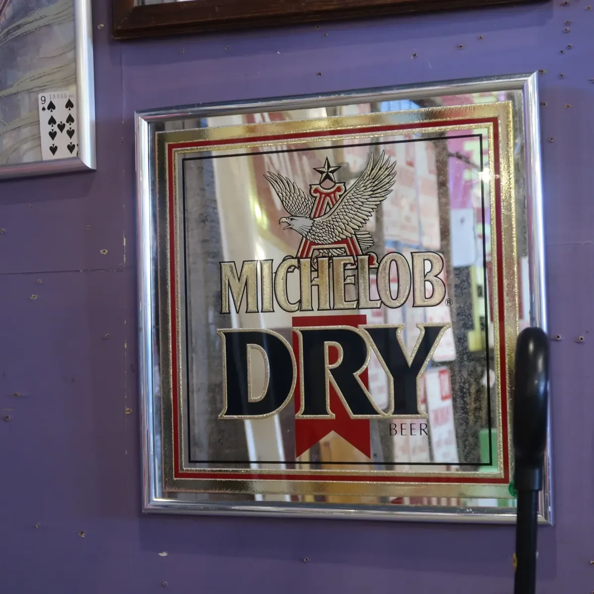 MICHELOB DRY ビンテージ パブミラー