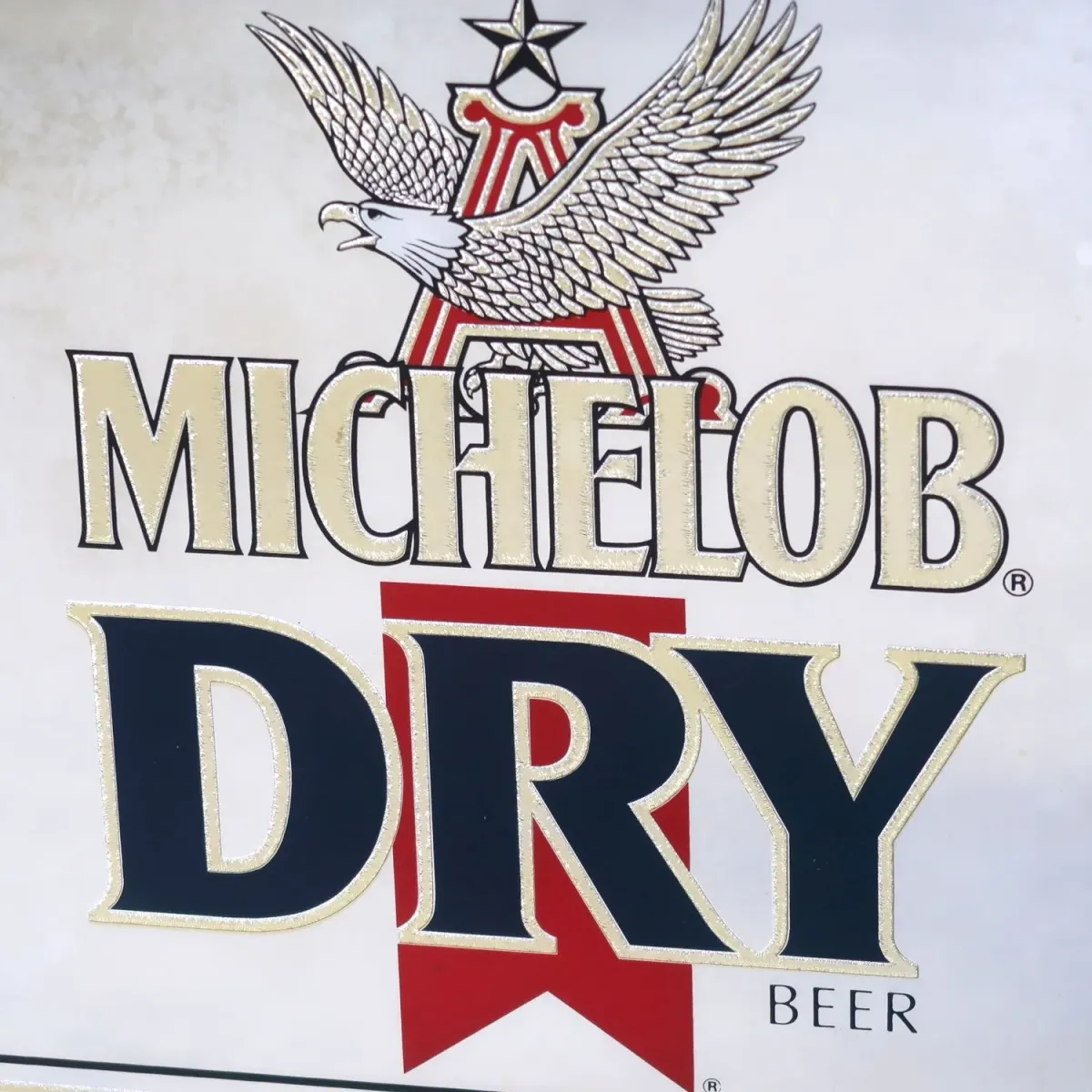 MICHELOB DRY ビンテージ パブミラー