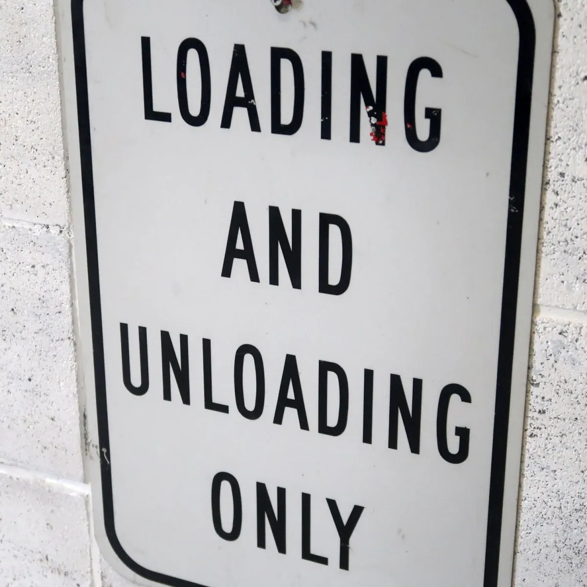 LOADING ONLY メタルサイン