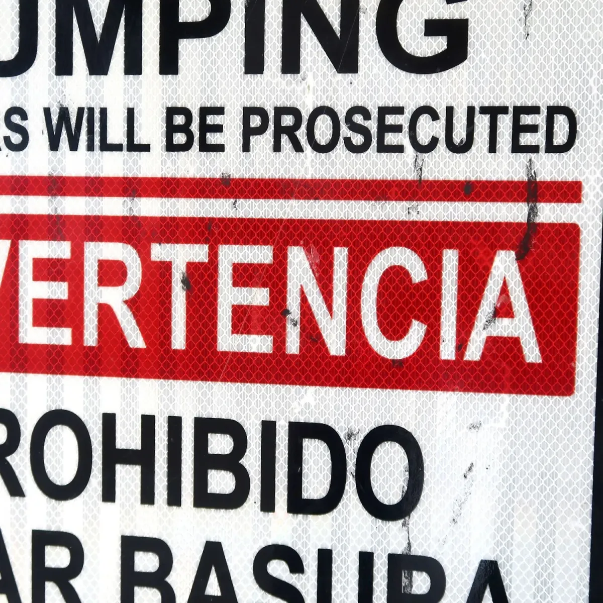 WARNING メタルサイン NO DUMPING