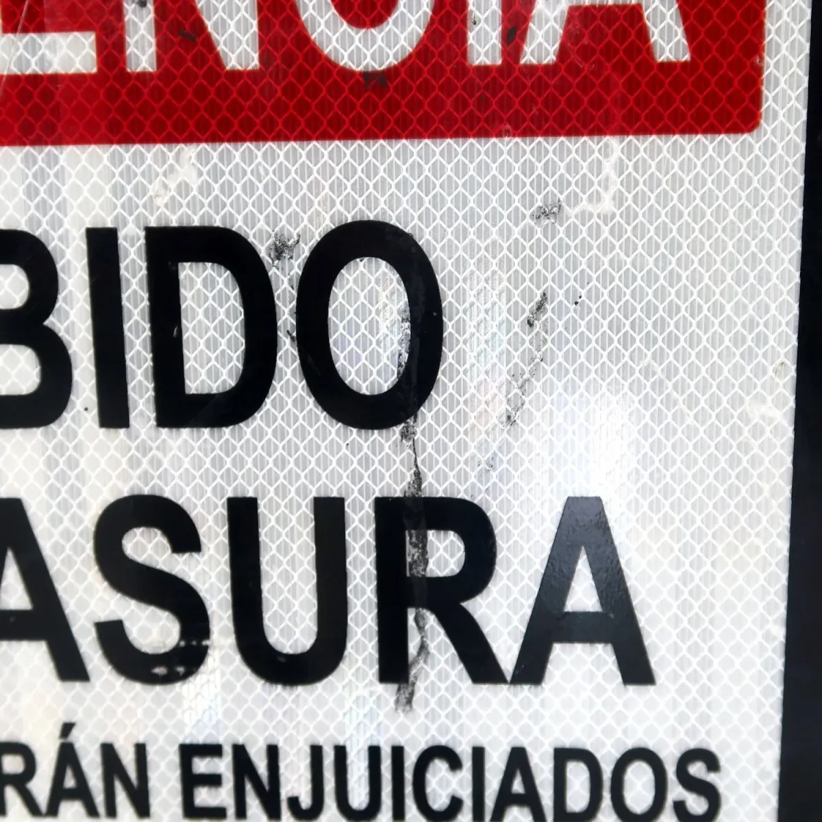 WARNING メタルサイン NO DUMPING
