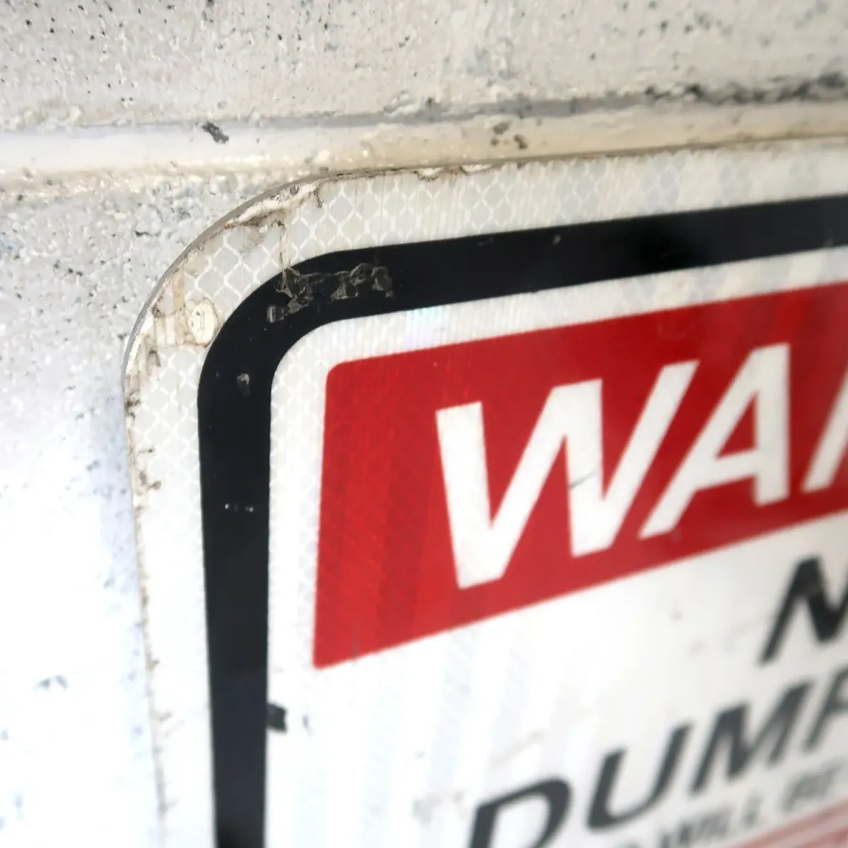 WARNING メタルサイン NO DUMPING
