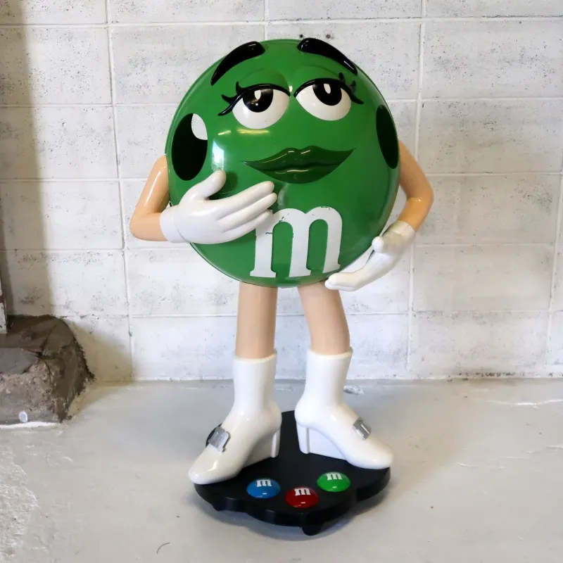 M&M's グリーン 大型 ストアディスプレイ