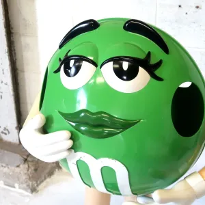 M&M's グリーン 大型 ストアディスプレイ