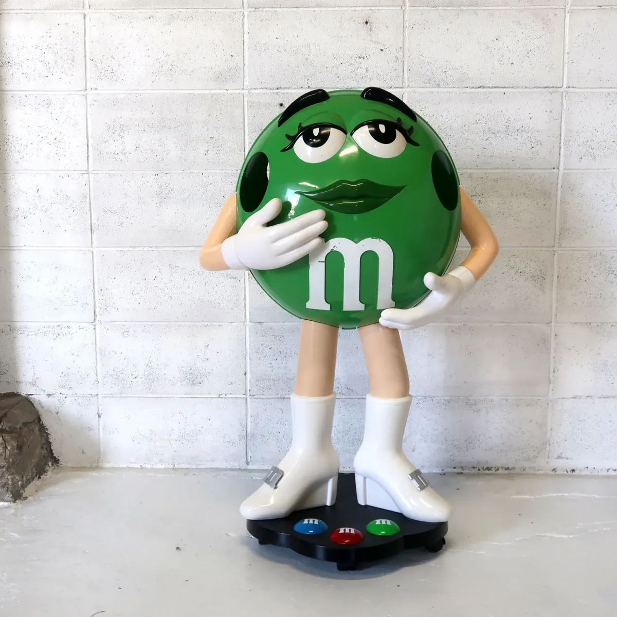 M&M's グリーン 大型 ストアディスプレイ