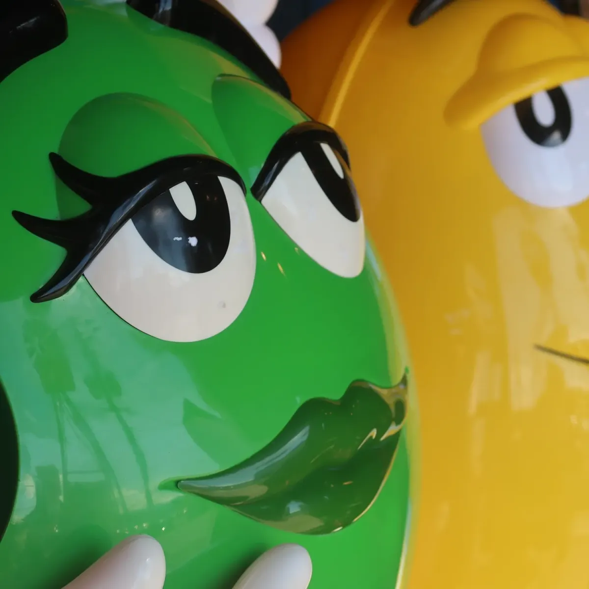 M&M's グリーン 大型 ストアディスプレイ