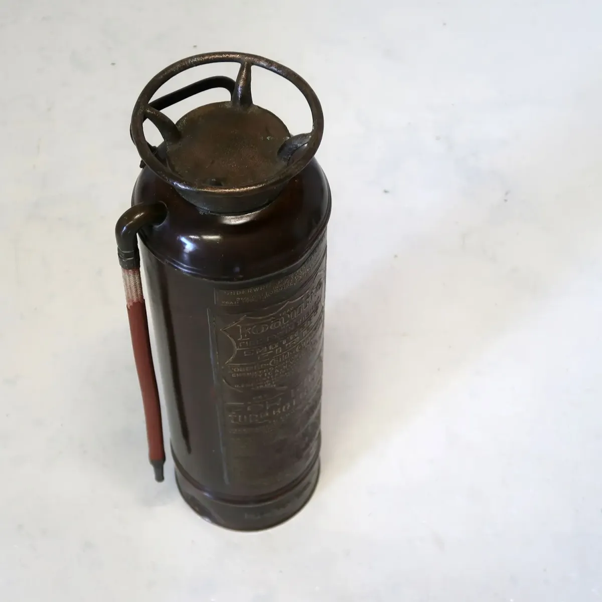 ビンテージ 消火器 銅×真鍮