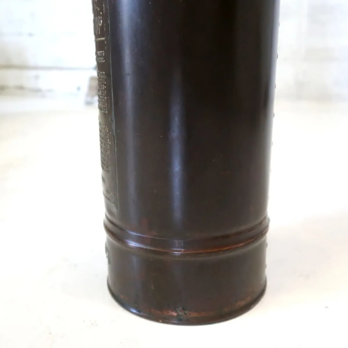 ビンテージ 消火器 銅×真鍮