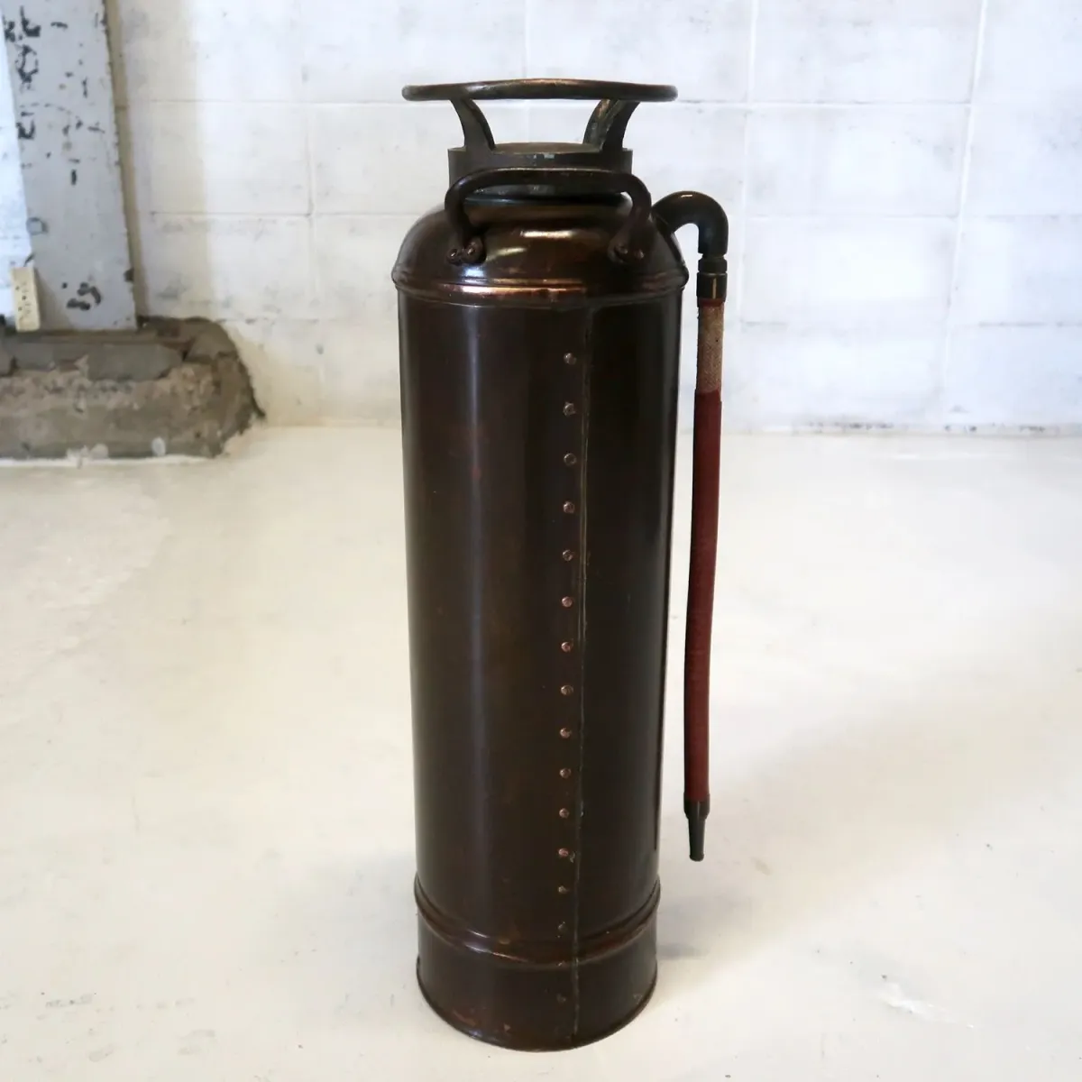 ビンテージ 消火器 銅×真鍮